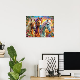 5D Diamond Painting Kit Horse Design DIY Wall Art