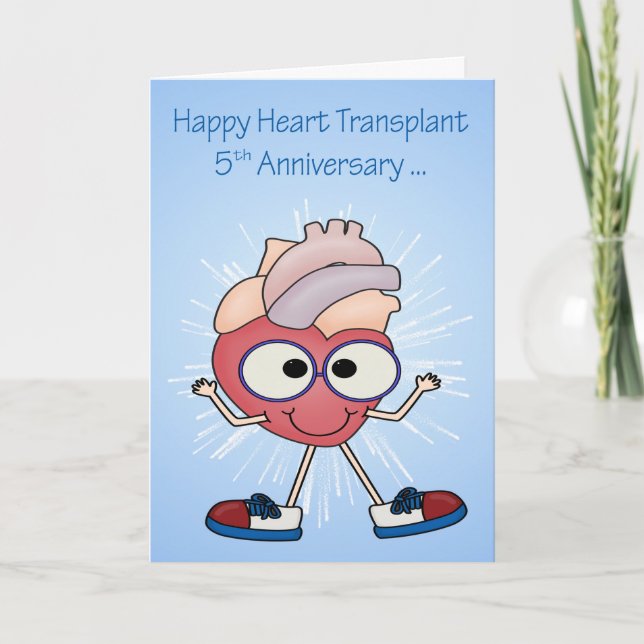 5e anniversaire des cartes de voeux de transplanta (Devant)