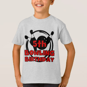 5e Bowling Anniversaire Tshirts et cadeaux