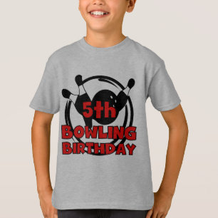 5e Bowling Anniversaire Tshirts et cadeaux