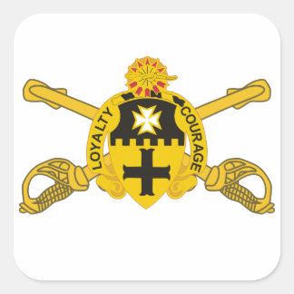 5E CAVALRY RÉGIMENT STICKERS DE SABRES DUI/CROSSEE