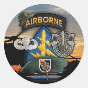 5e forces spéciales Green Berets lrp nam Sticker