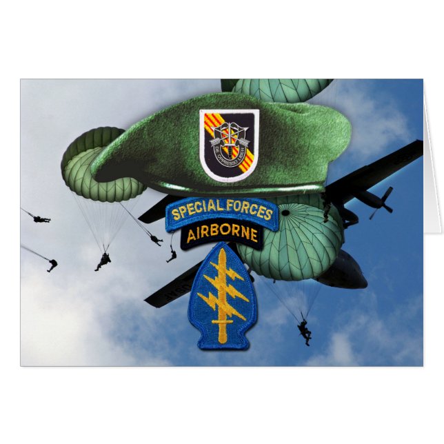 5e Groupe des forces spéciales Berets verts SF SFG (Devant Horizontal)