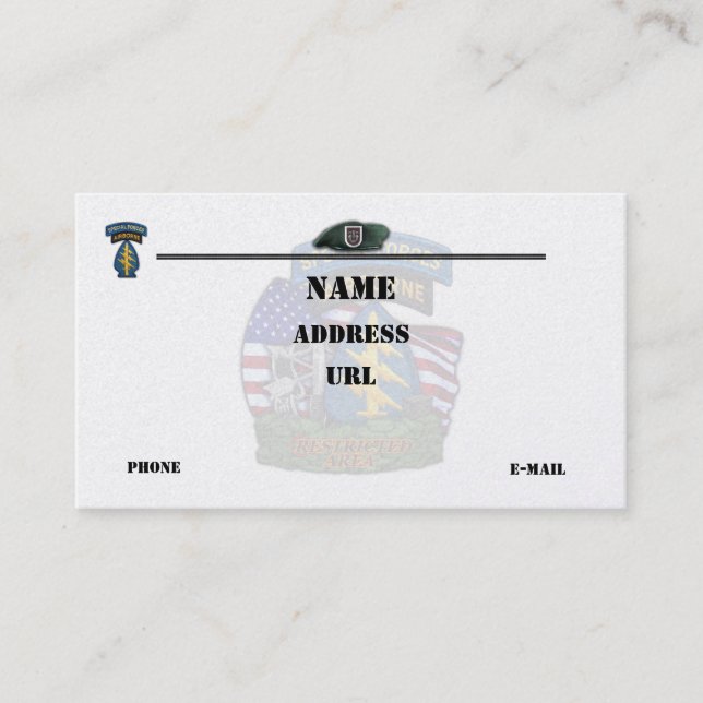 5ème carte de visite d'instantané de correction de (Devant)
