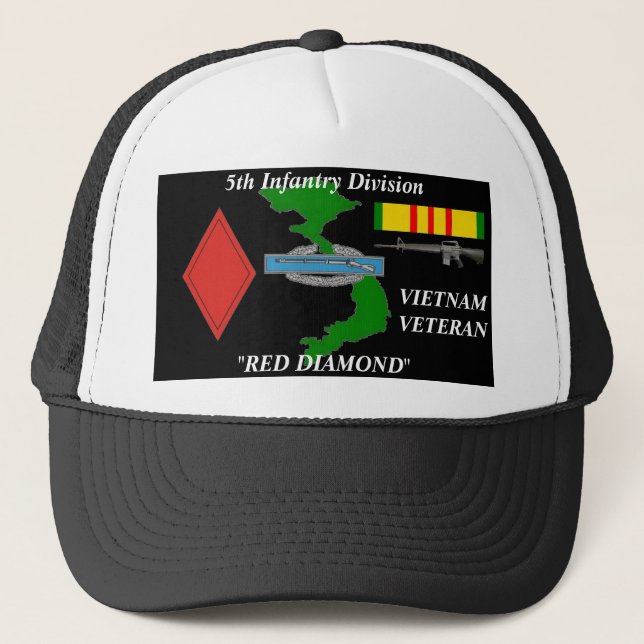 5ème Casquette de boule du Vietnam de Division (Devant)
