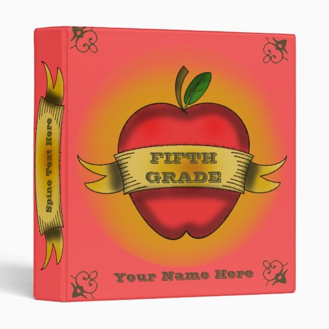 5ème classeur de professeur de catégorie (Devant/Côté)