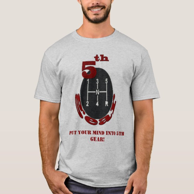 5ème GRIS de T-SHIRT de VITESSE (Devant)