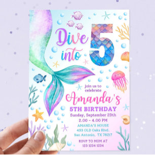 5ème invitation de sirène, Plongez dans cinq inv d