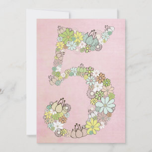 5ème invitation faite sur commande d'invitation de