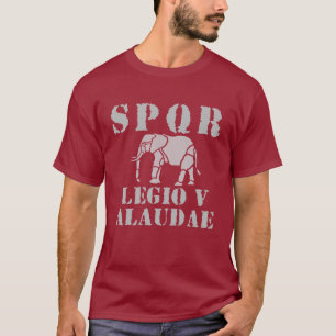 5ème T-shirt romain d'éléphant de légion de Ju