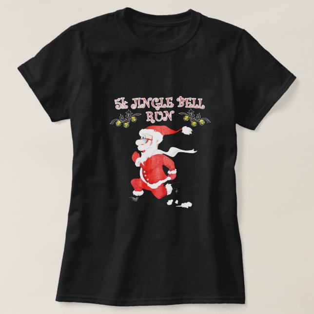 5k Jingle Bell Run Christmas,Christmas Gift Set,Ch T-Shirt (Design Front)
