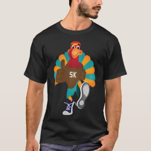 5K Turkey Trot Squad Pilgrim Thanksgiving Running  T-Shirt