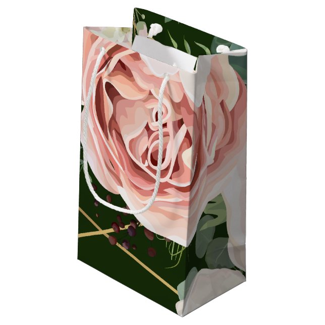 5lx3wx8.5h Petit sac cadeau Chasseur de jardin géo (Dos Angle)