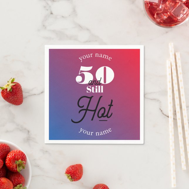 5O and still hot Napkin (Insitu)