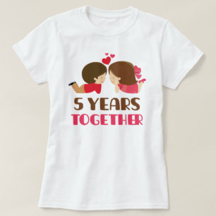 5th Anniversary Gift For Her T-Shirt