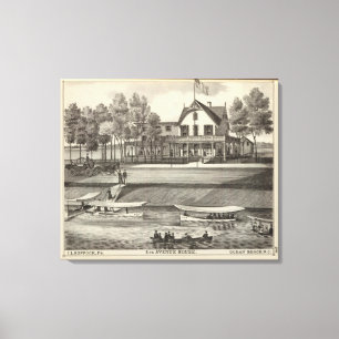 5th Avenue House, Ocean Beach, NJ Canvas Print