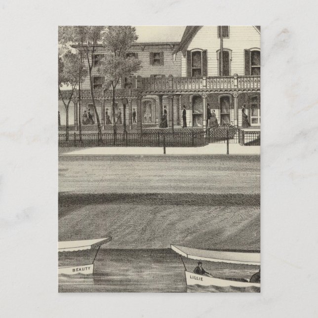 5th Avenue House, Ocean Beach, NJ Postcard (Front)