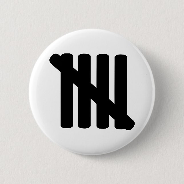 5th birthday 2 inch round button (Front)