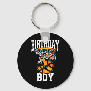 5th Birthday Bysketbyll 5 Years Old Kids Gift Keychain