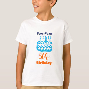 5th Birthday Kids Birthday T-Shirt