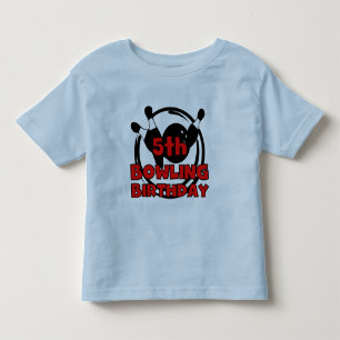 5th Bowling Birthday Tshirts and Gifts