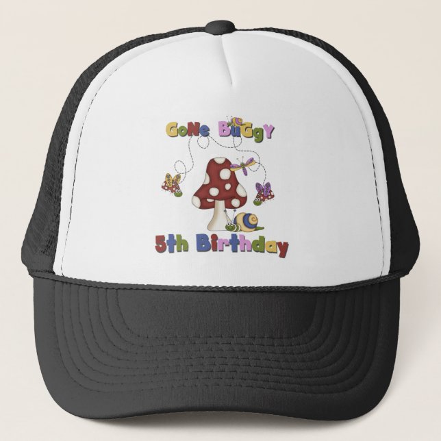 5th Bug Birthday Tshirts and Gifts Trucker Hat (Front)