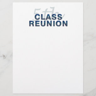 5th Class Reunion Flyer