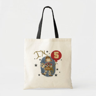 5th Cowgirl Birthday Tshirts and Gifts Tote Bag