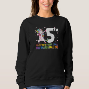 5th Filled With Sugar Candies Bday Sweatshirt