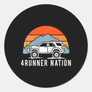 5Th Gen 4Runner Heritage S Classic Round Sticker