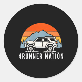 5Th Gen 4Runner Heritage S Classic Round Sticker