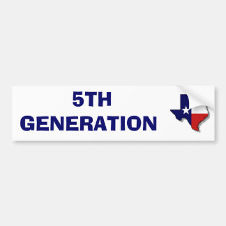 5TH GENERATION BUMPER STICKER