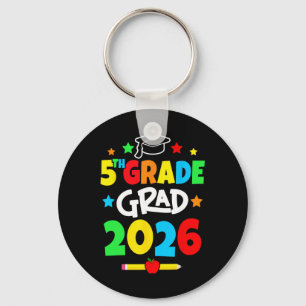 5th Grade 2026 Fifth Grade Grad Elementary School Keychain