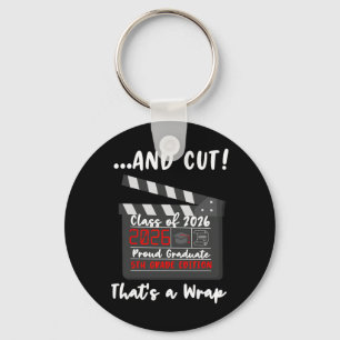 5th Grade 2026 Last Day End Of School Graduation F Keychain