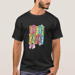 5th Grade Back to School Coquette Bow for Girls Te T-Shirt