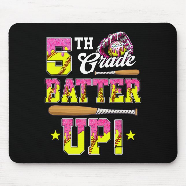 5th Grade Butter Up Softll Ice Cream Drip Ck To Sc Mouse Pad (Front)