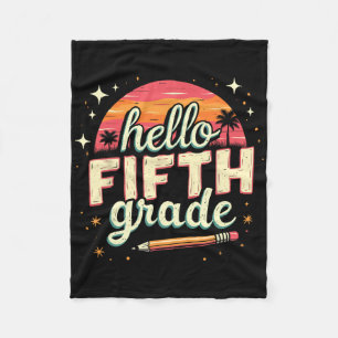 5th Grade Ck To School Essentials Fleece Blanket