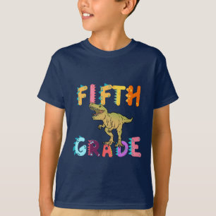 5th Grade Dino Squad teacher crew School  T-Shirt