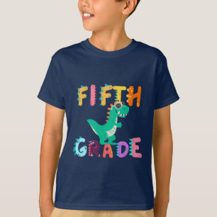 5th Grade Dino Squad teacher crew School T-Shirt
