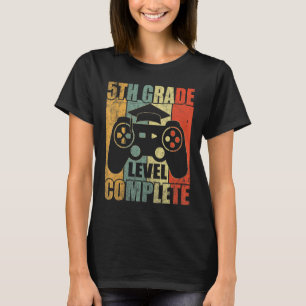 5th Grade Graduation Gamer Boys Level Complete Vid T-Shirt