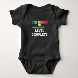 5th Grade Graduation Level Complete Student Gift Baby Bodysuit