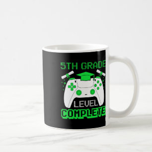 5th Grade Level Complete Gamer 5th Grade Graduatio Coffee Mug
