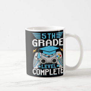 5th Grade Level Complete Gamer Cl Of 2024 Graduati Coffee Mug