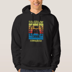 5th Grade Level Complete  Graduation Video Gamer Hoodie