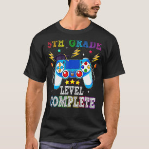 5th Grade Level Complete Last Day Of School Gradua T-Shirt