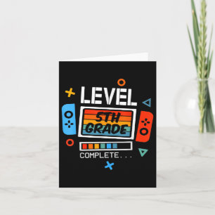 5th Grade Level Complete Last Day Of School Video Card