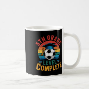 5th Grade Level Complete Soccer Boy Girl Last Day Coffee Mug