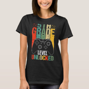 5th Grade Level Unlocked Video Gamer Back To Schoo T-Shirt