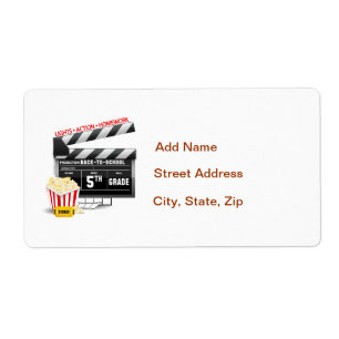 5th Grade Movie Clapboard