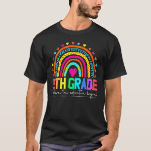 5th grade rainbow teacher team fifth grade squad g T-Shirt